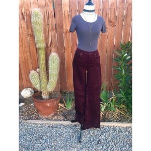 7 for all Mankind, Plum Corduroy, Flare Jeans